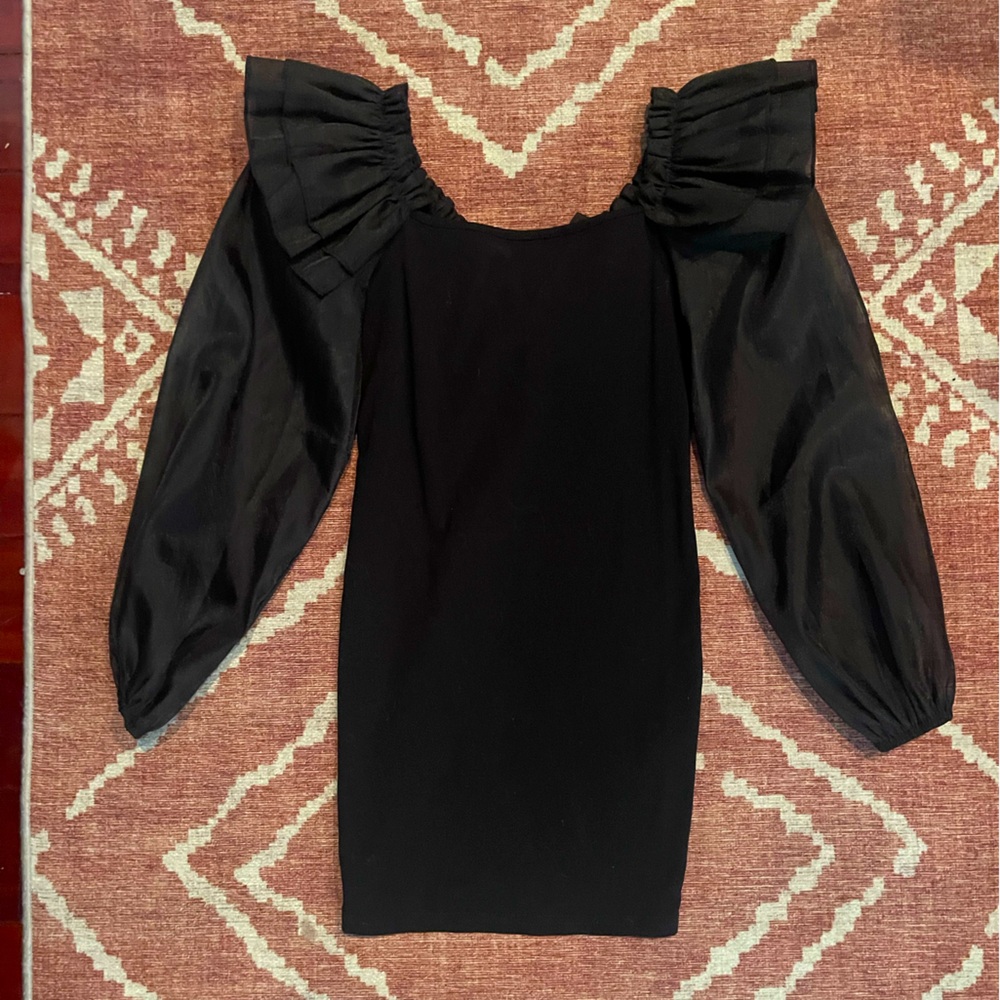 Girls black dress size 9